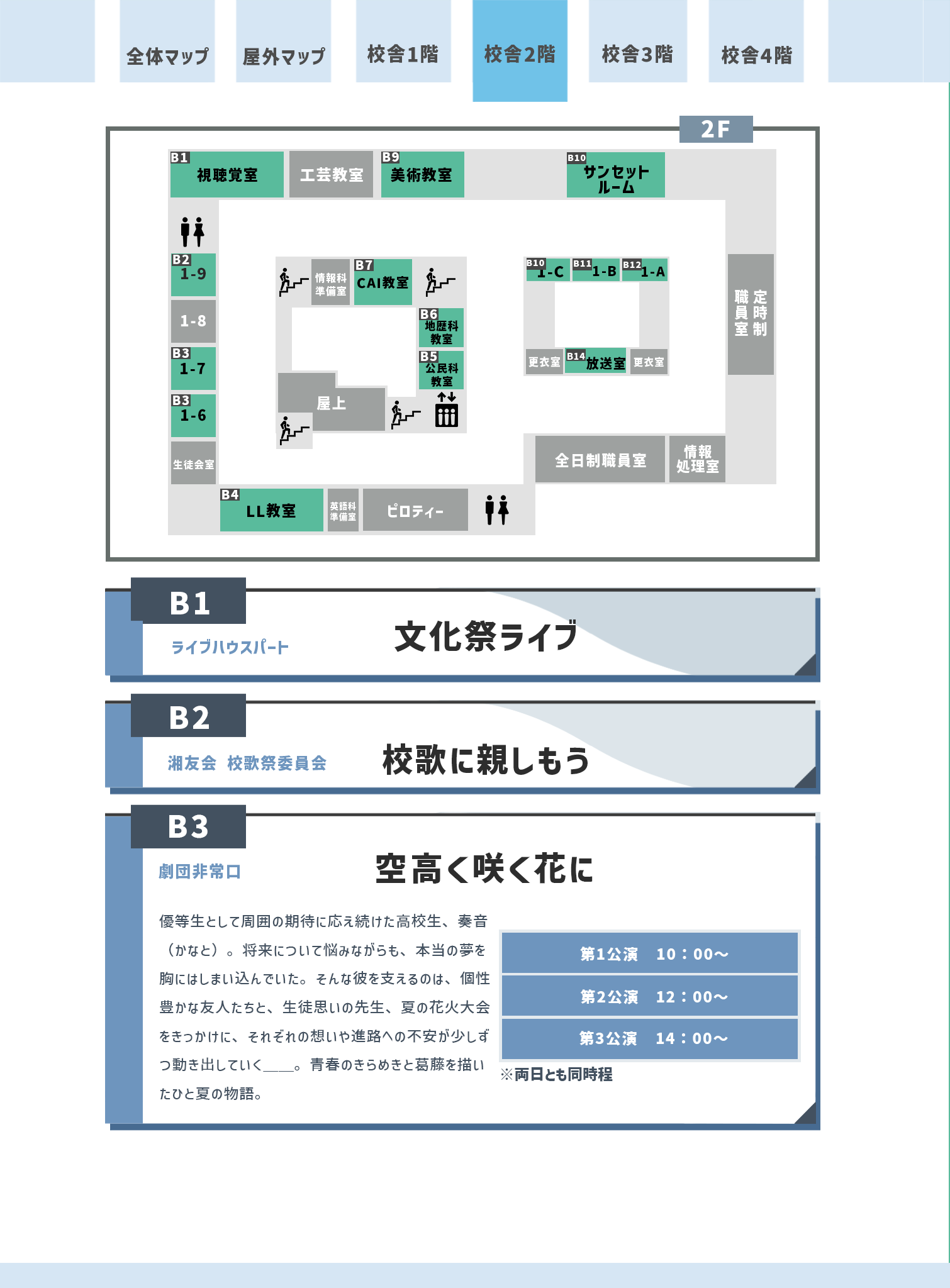 校舎2階